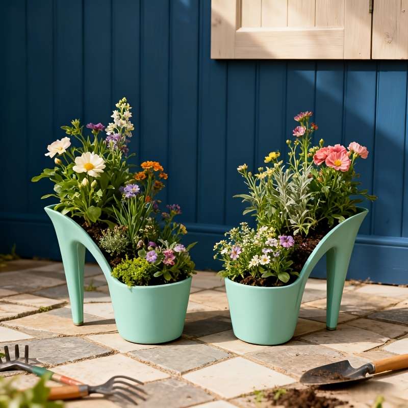 Flowerpotstyle 2  Pccolor White