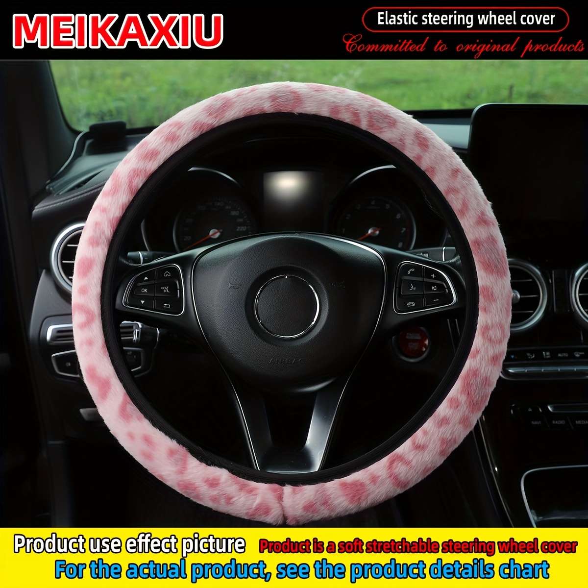 Car Steering Wheel Cover Purple
