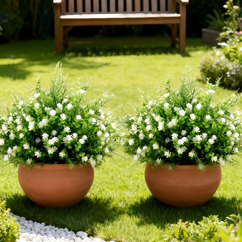 Simulated Flower Style Simulation Ground Flower Bouquet2Pcs