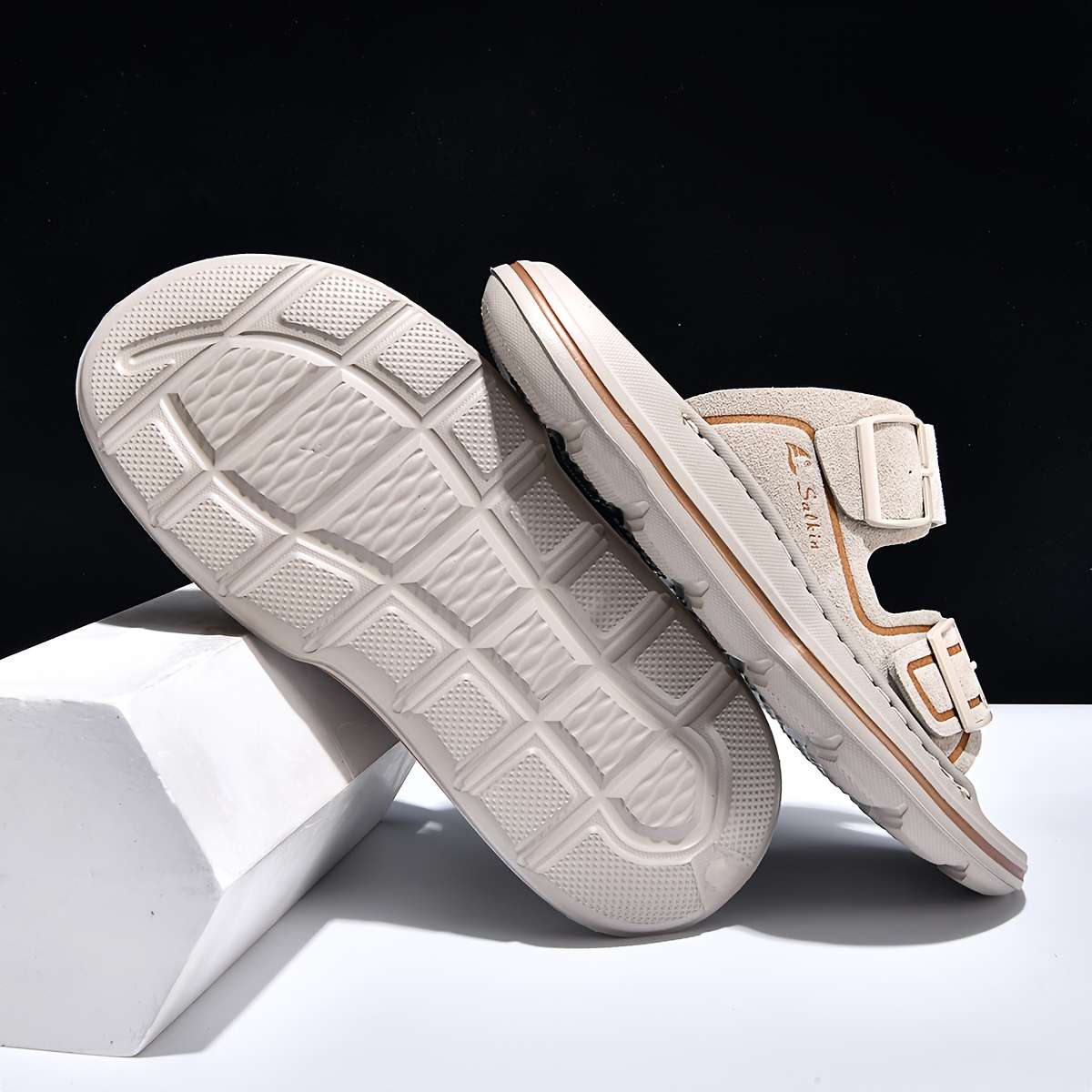 Sandals Color Beige Size Uk 8