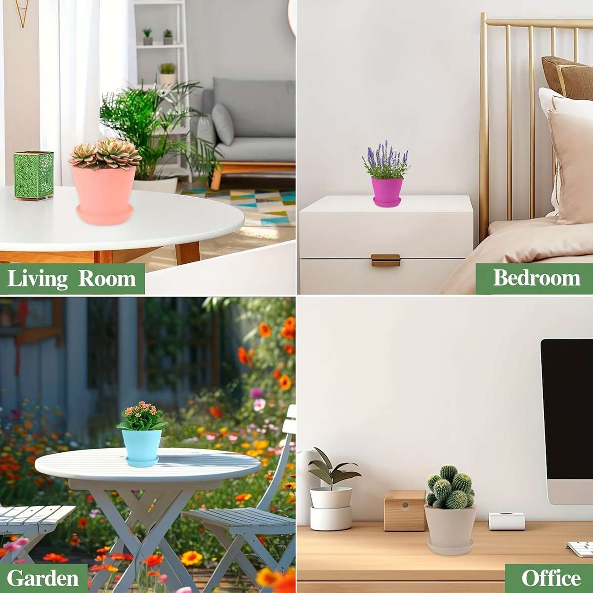 Flowerpot Color 8 Colors Model12Cm 4.7Inch