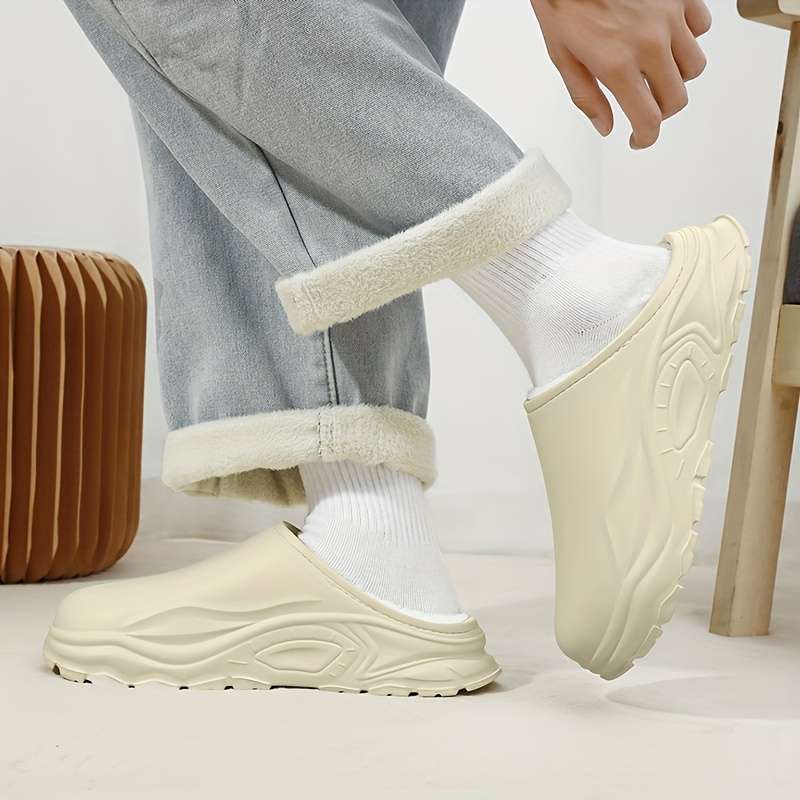 Cotton Slippers Color Beige Sizeuk 7.5-8