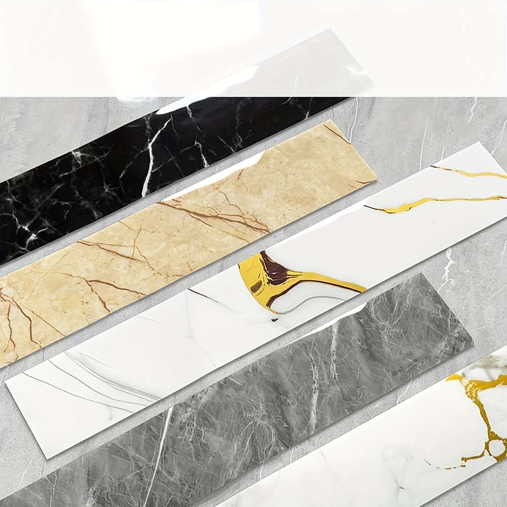 Skirting Board Gray Base Stone Pattern Size 4.72In*23.62In12Cm*60Cm