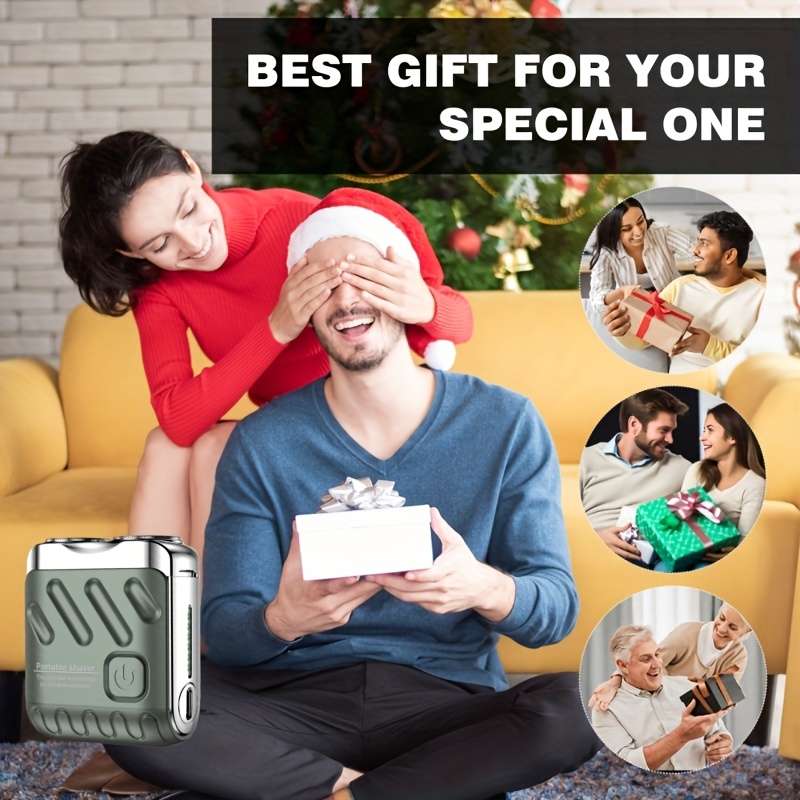 Professional Durable Premium Smart Cordless Mini Dual Blade Home Use White