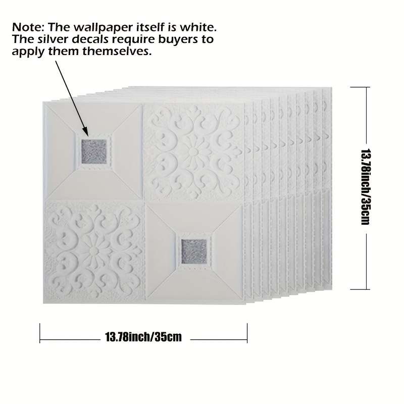 Classic Textured Rolls Thick Wallpaper Stickers Self Adhesive Peel Bedroom