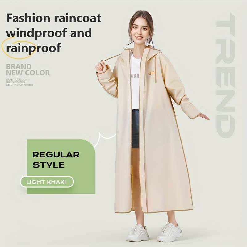 Raincoat White Size M