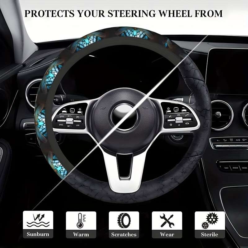 Car Steering Wheel Cover 3Pcs