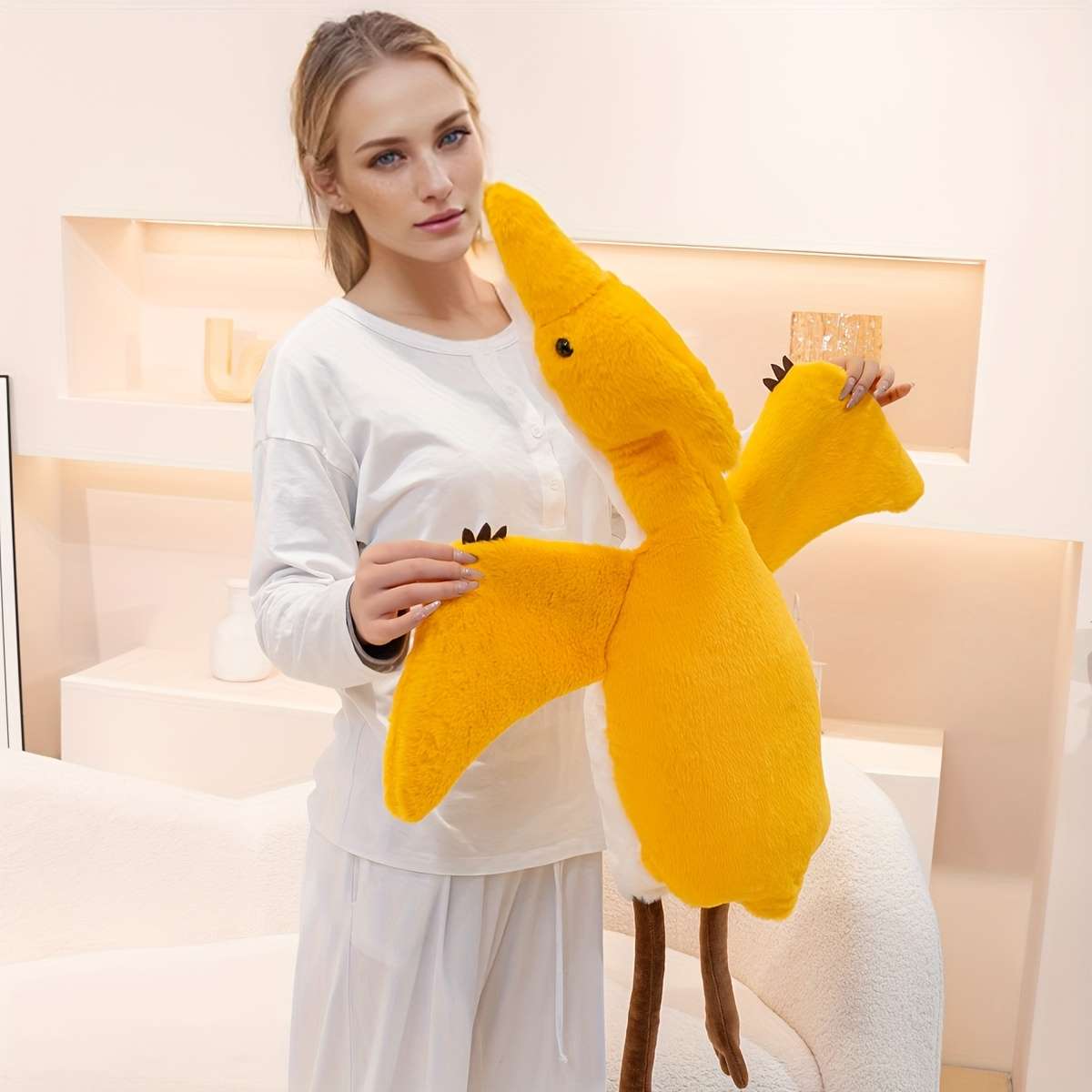 Plush Toyss color Green Flying Pterosaur size Large size 100 cm