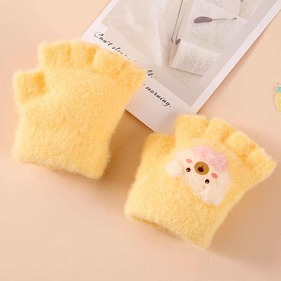 Winter Gloves Color Yellow