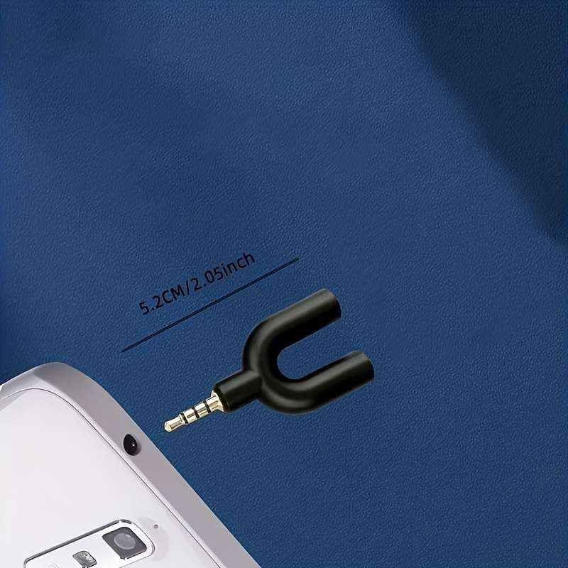 1pc 2in1 Audio Splitter Cable for Computers Smartphones Headphone and Microphone Adapter N