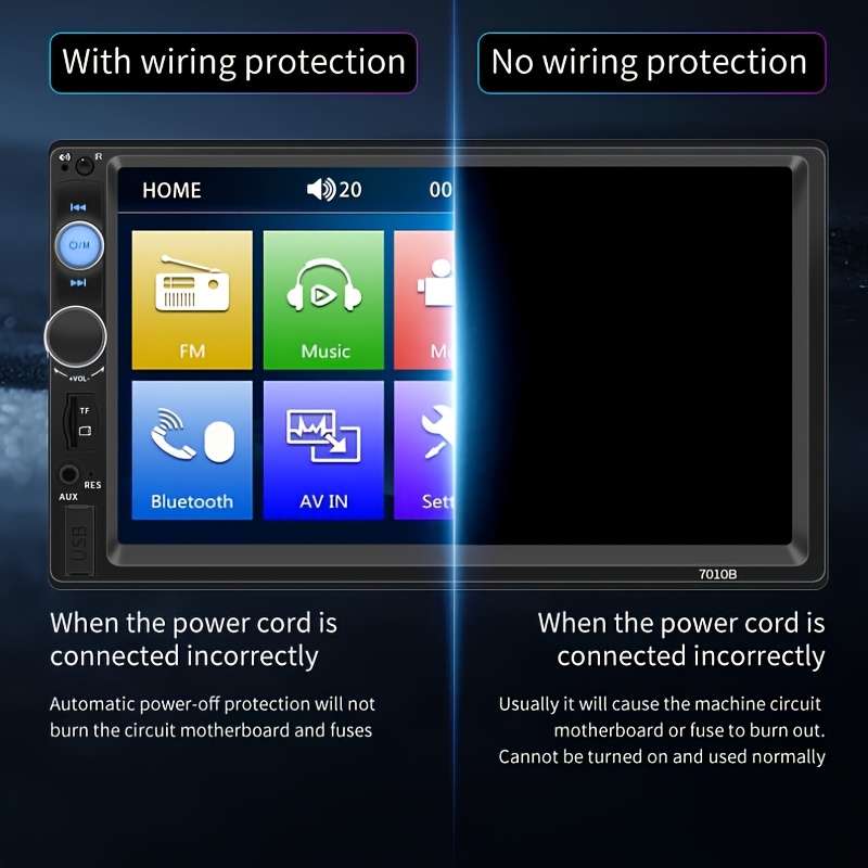 Car Audio  Entertainment System Model Carplay Radio