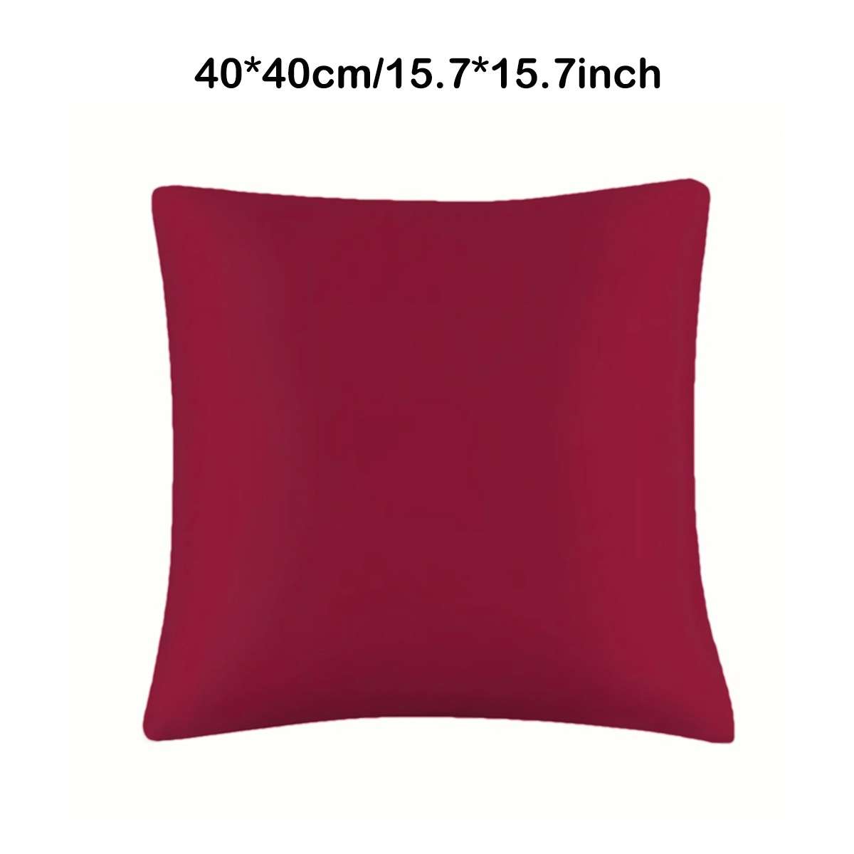 Satin Pillowcase Color White Model1 Pc40*40Cm