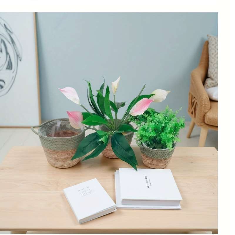 Flowerpot Quantity 3PcsGreen Large  Medium And Small