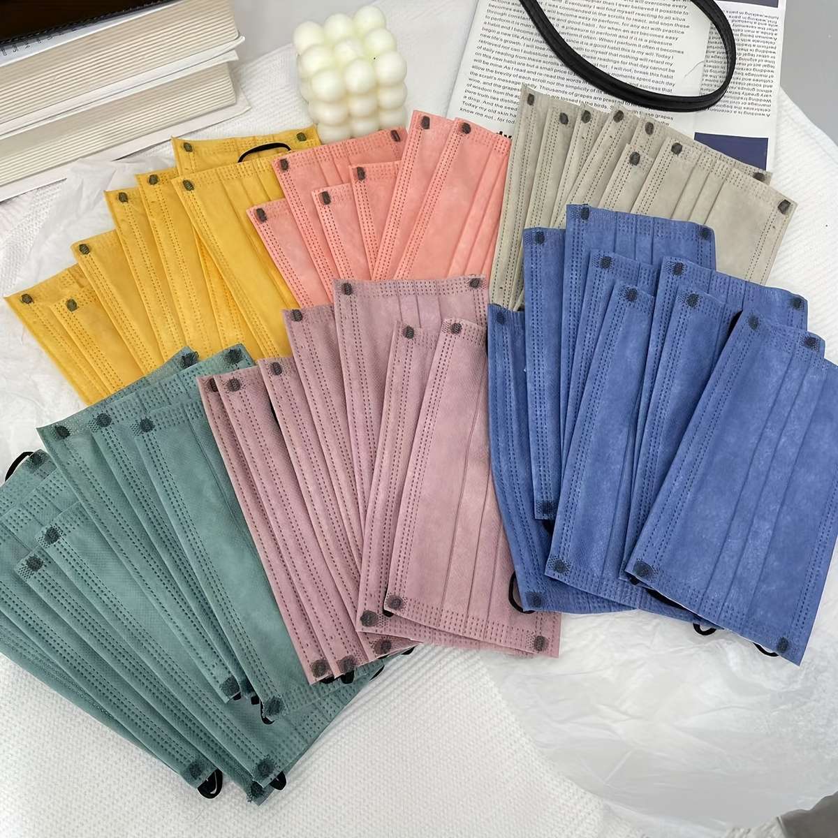 Face Masks Quantity Yellow18 pieces
