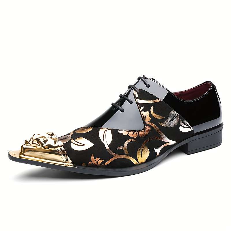 Mens Leather Shoes Color Black Tie Sizeuk 10