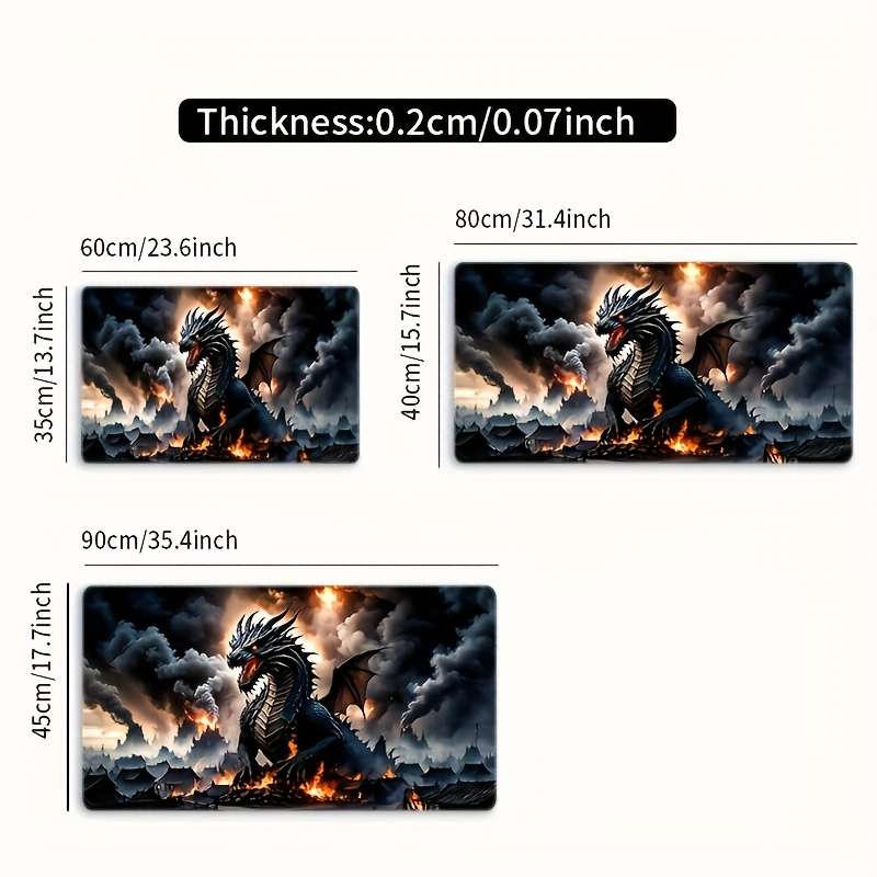 Mouse Pad Size 15.7*35.4Inch 40*90Cm