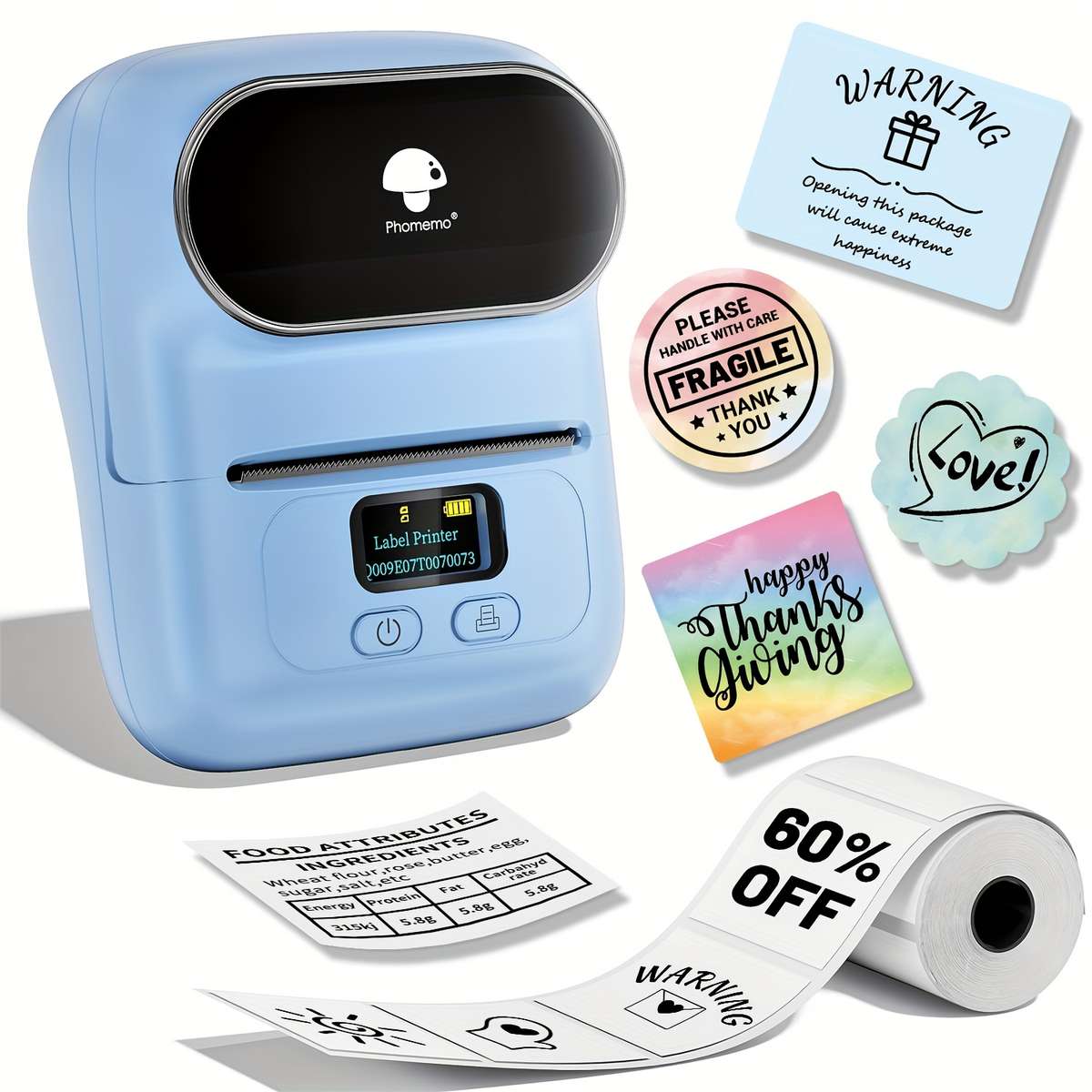 Printer Color Black Items 1 Printer  2 Rolls Of Paper
