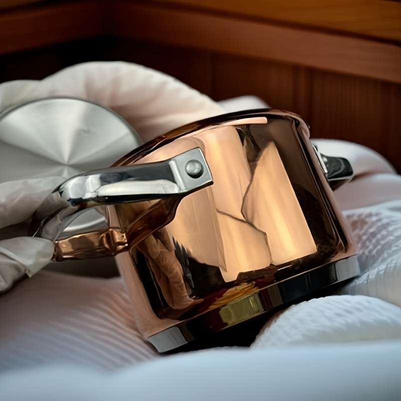 Premium Stainless Steel Copper Clad Pot With