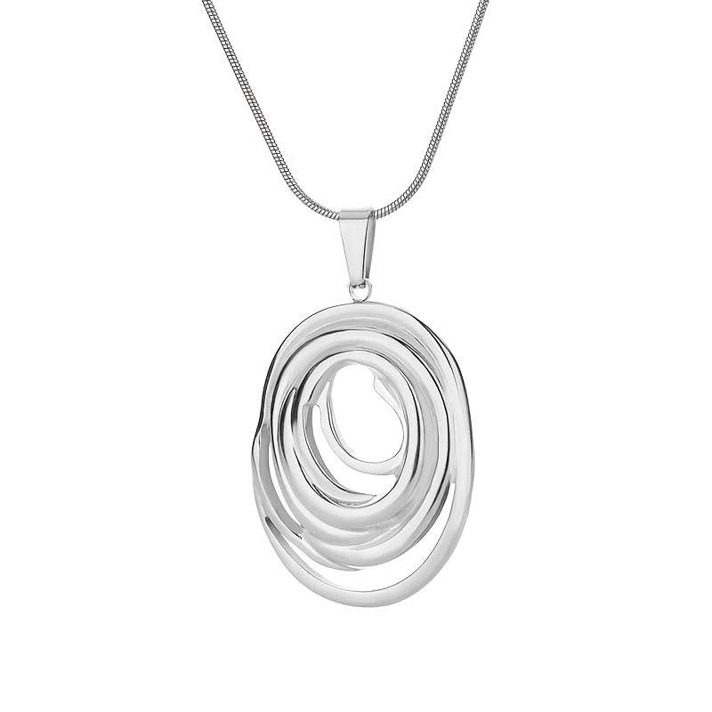 Womens Necklace Color Silvery