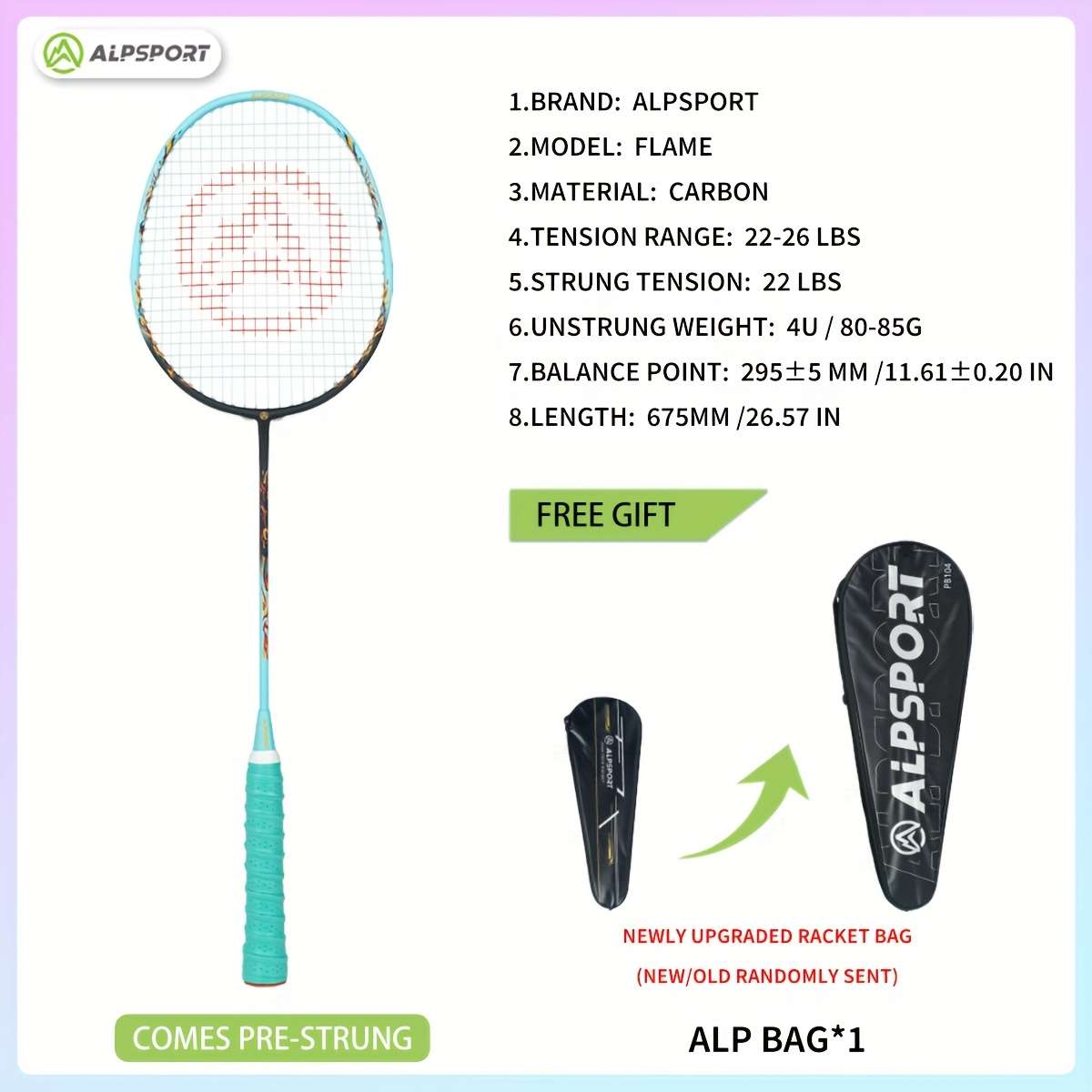 Badminton Racket Color 2Pcs Bluebag