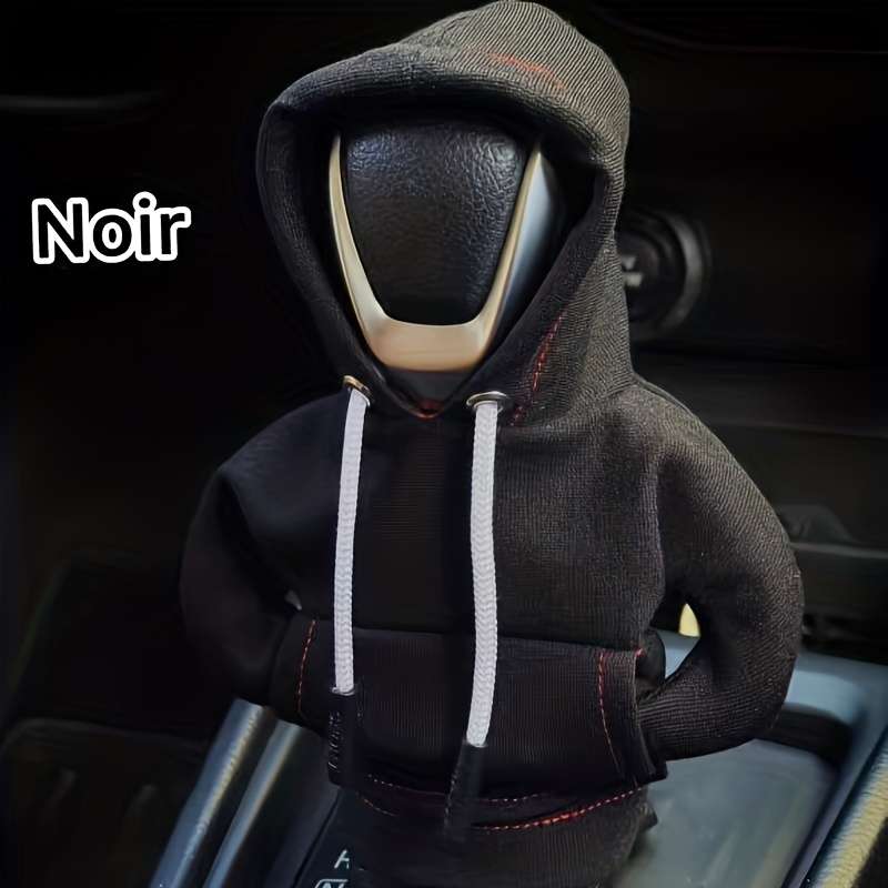 Car Interior Decor Solid Color Hoodie Stylecolor Black Style