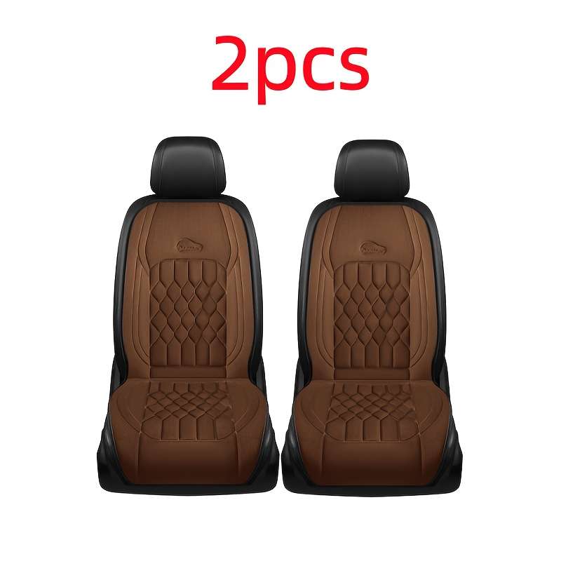 Car Seat Cushion 2Pcs Red