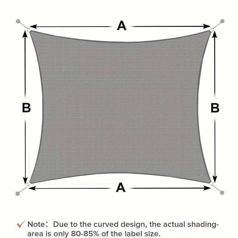 Shade Cloth Size 365*548Cm143.7*215.74In
