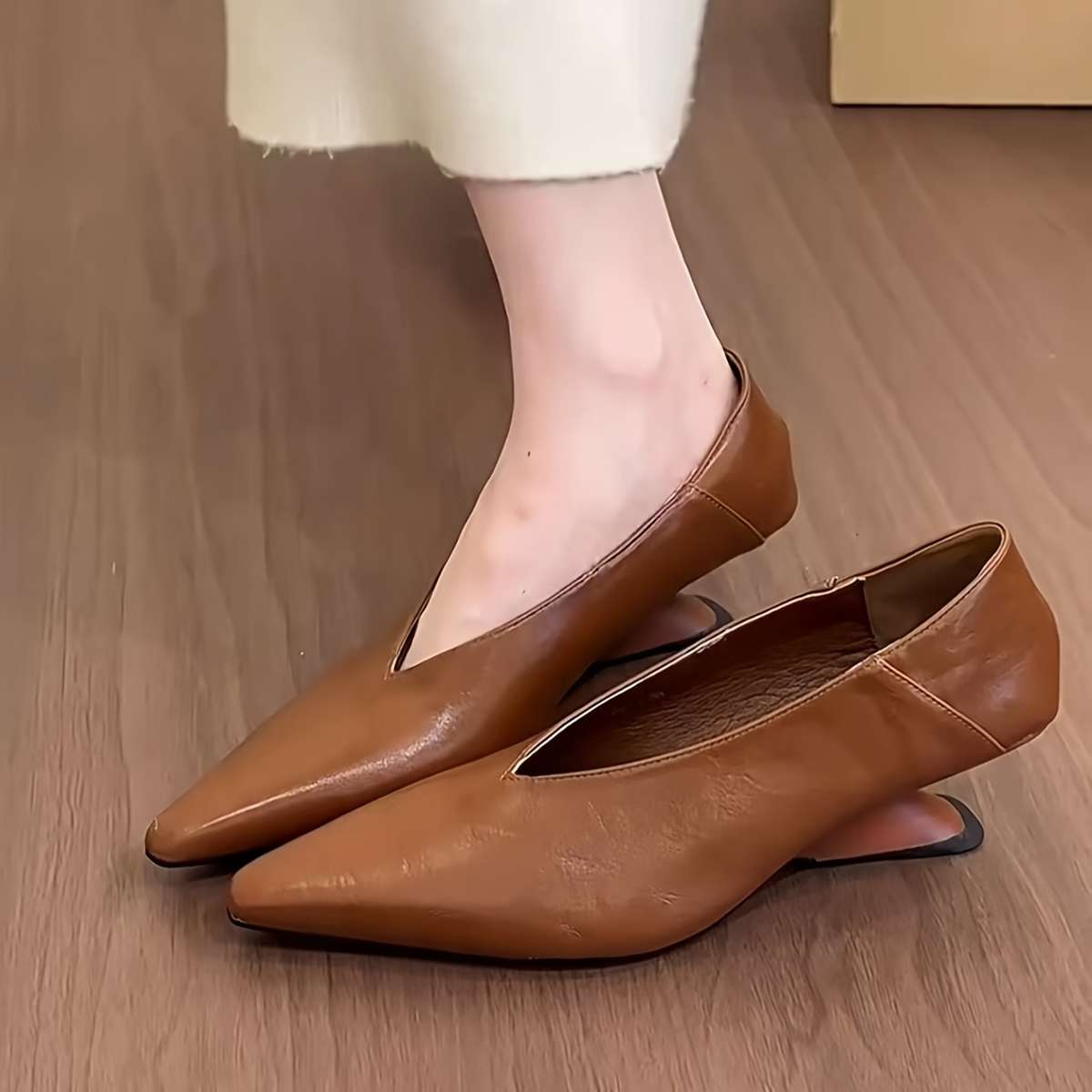 Women S High Heels Color Brown Sizeuk 4