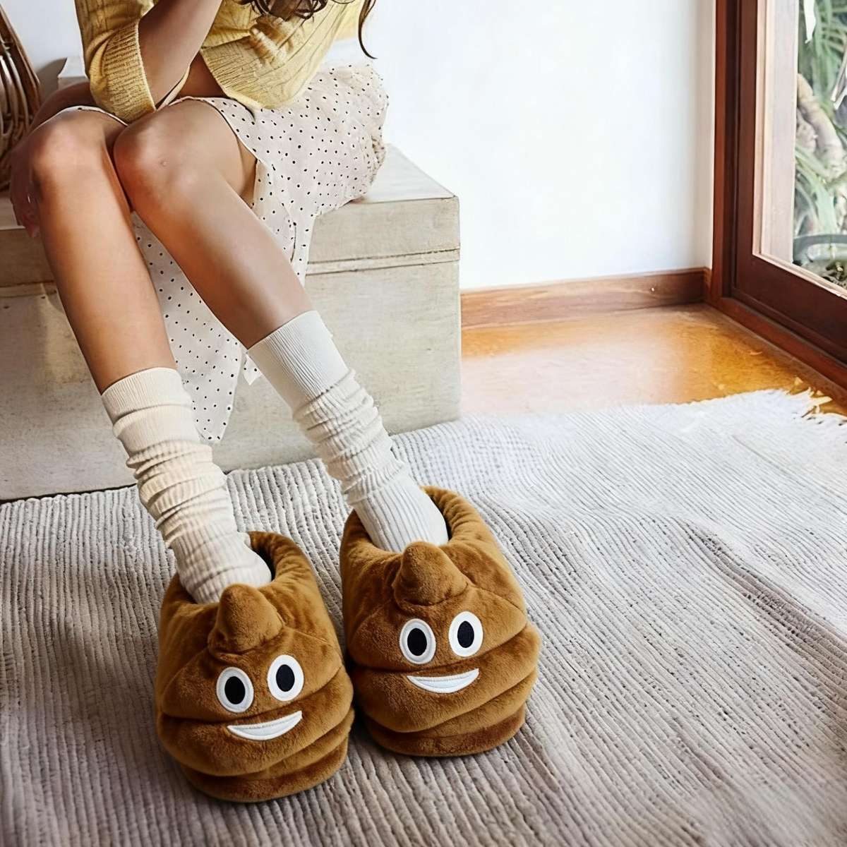 Cotton Slippers Color Gingercolored Sizeuk 8.5