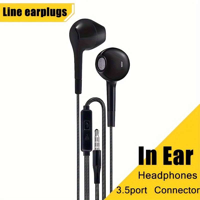 Wired Headphones Black
