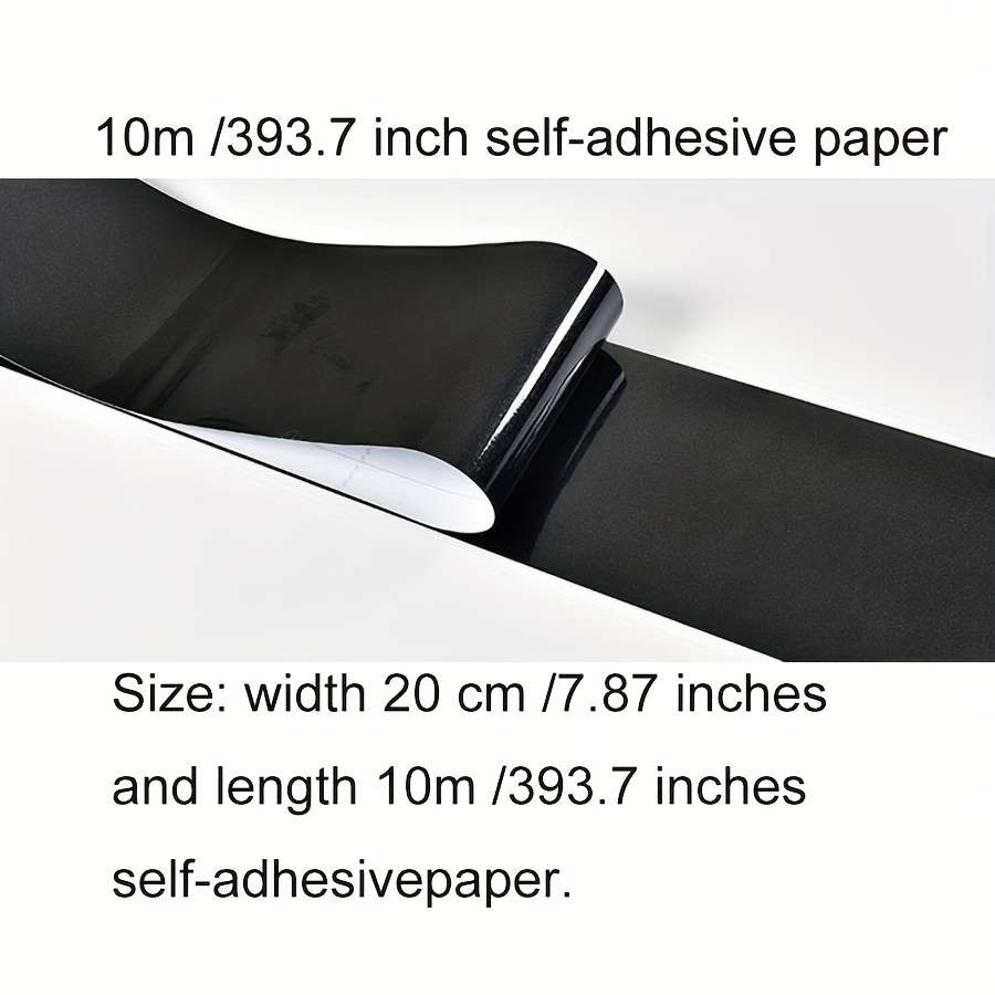 Skirting Board Glossy Black Model 10Cm*10M3.93Lnch*393.7Lnch