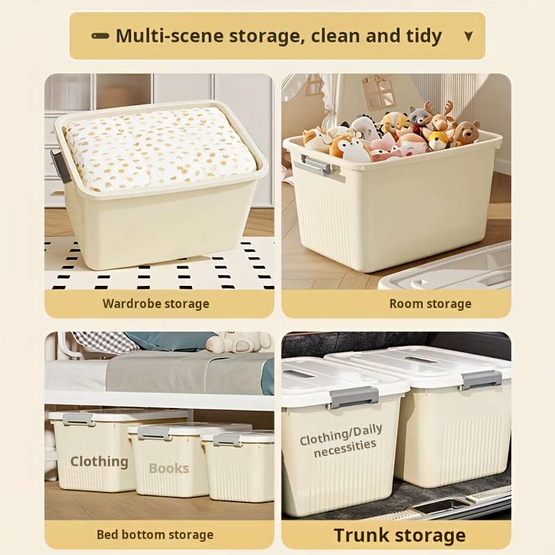 Storage And Organizationmodel 8862 Solid Color 28.5 X 20.5 X 15.7  3 Piece Set