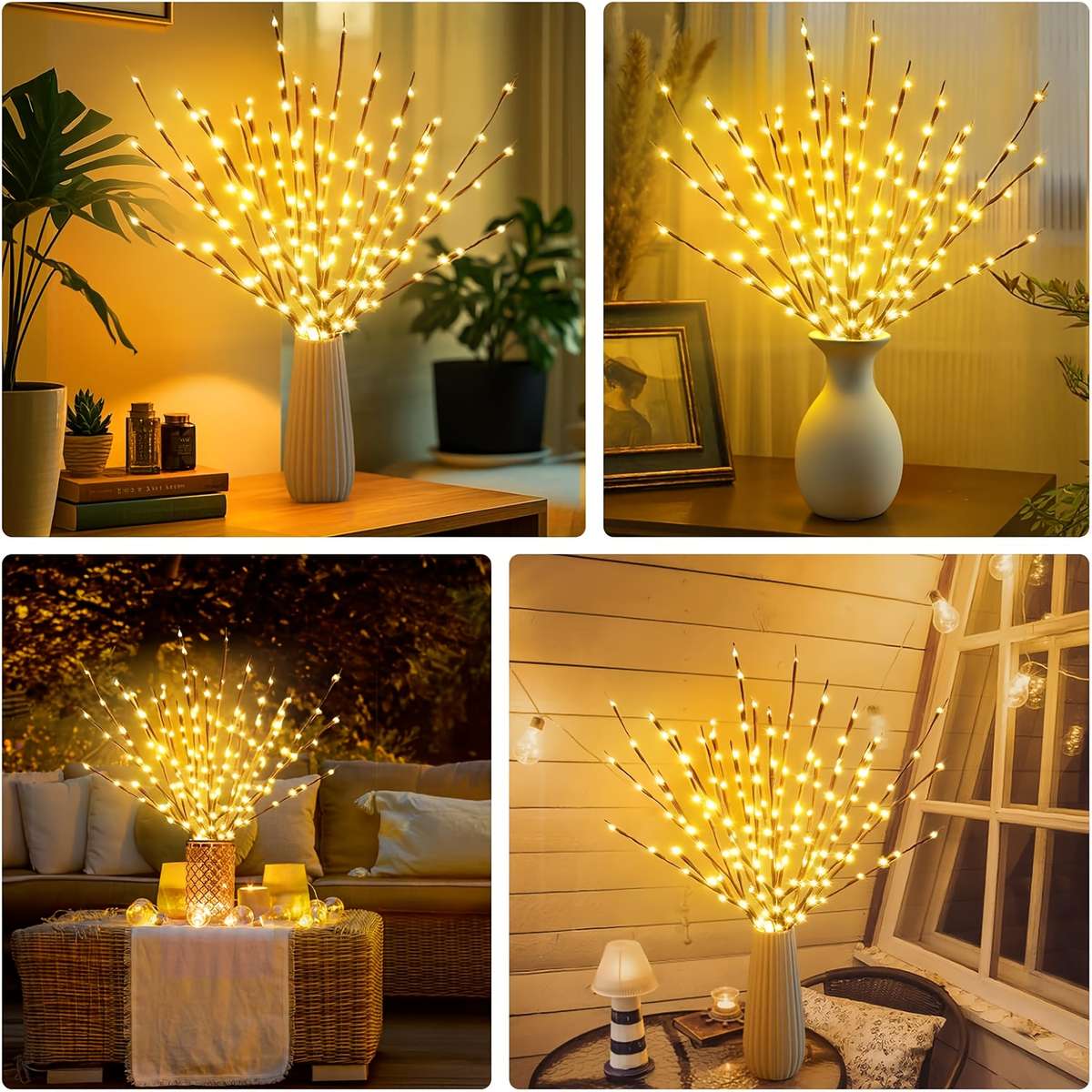 Christmas Lights Warm Color Light 2Pack