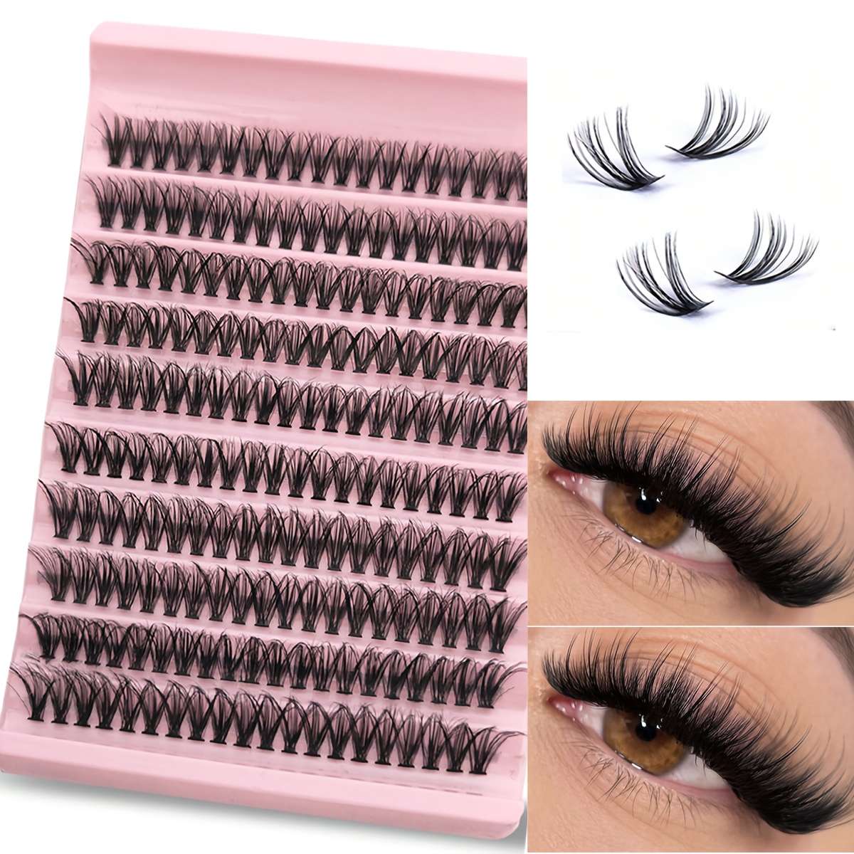 200pcs Natural Volume Lash Extensions Color 40d