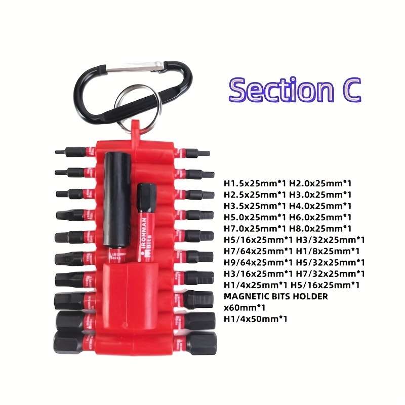 Screwdriver Bit Tool Set Model Type C