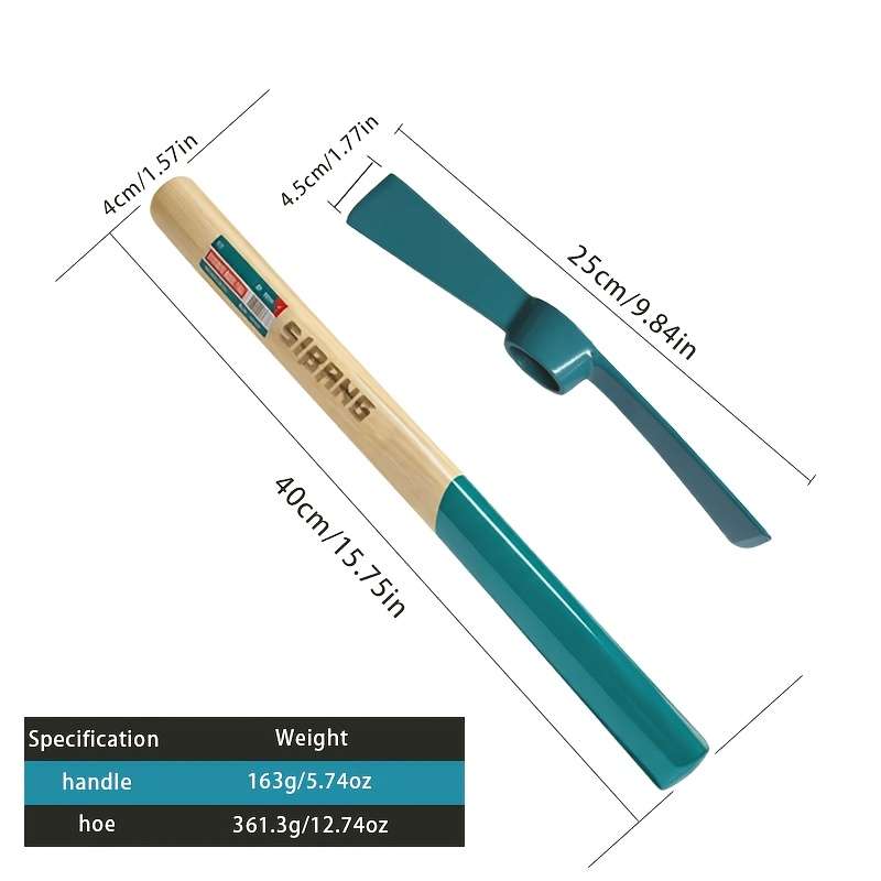 Garden Supplies Model Wooden Handle Three Pointed