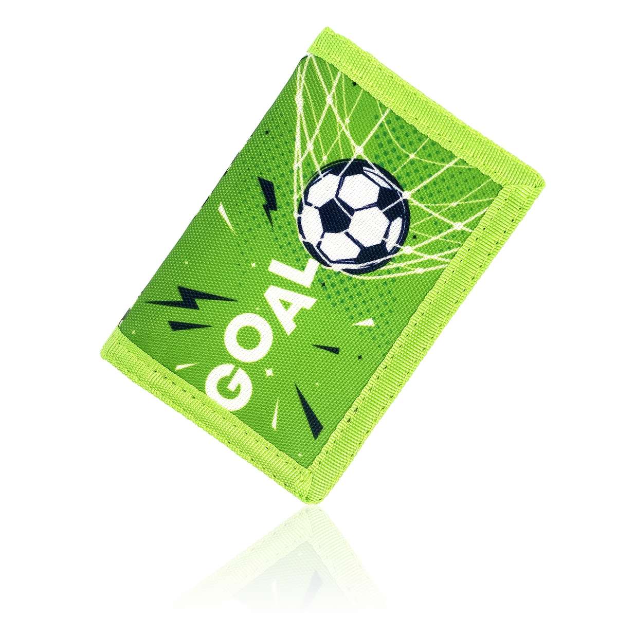 Vibrant Soccer-Themed Wallet With Smooth Zipper Realistic Printed Soccer Ball Design Multiple