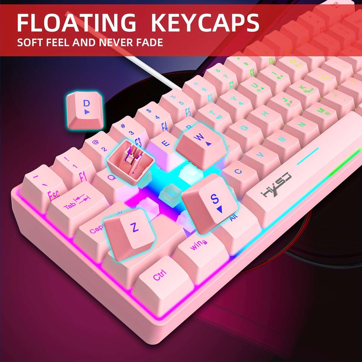 keyboard color Pink