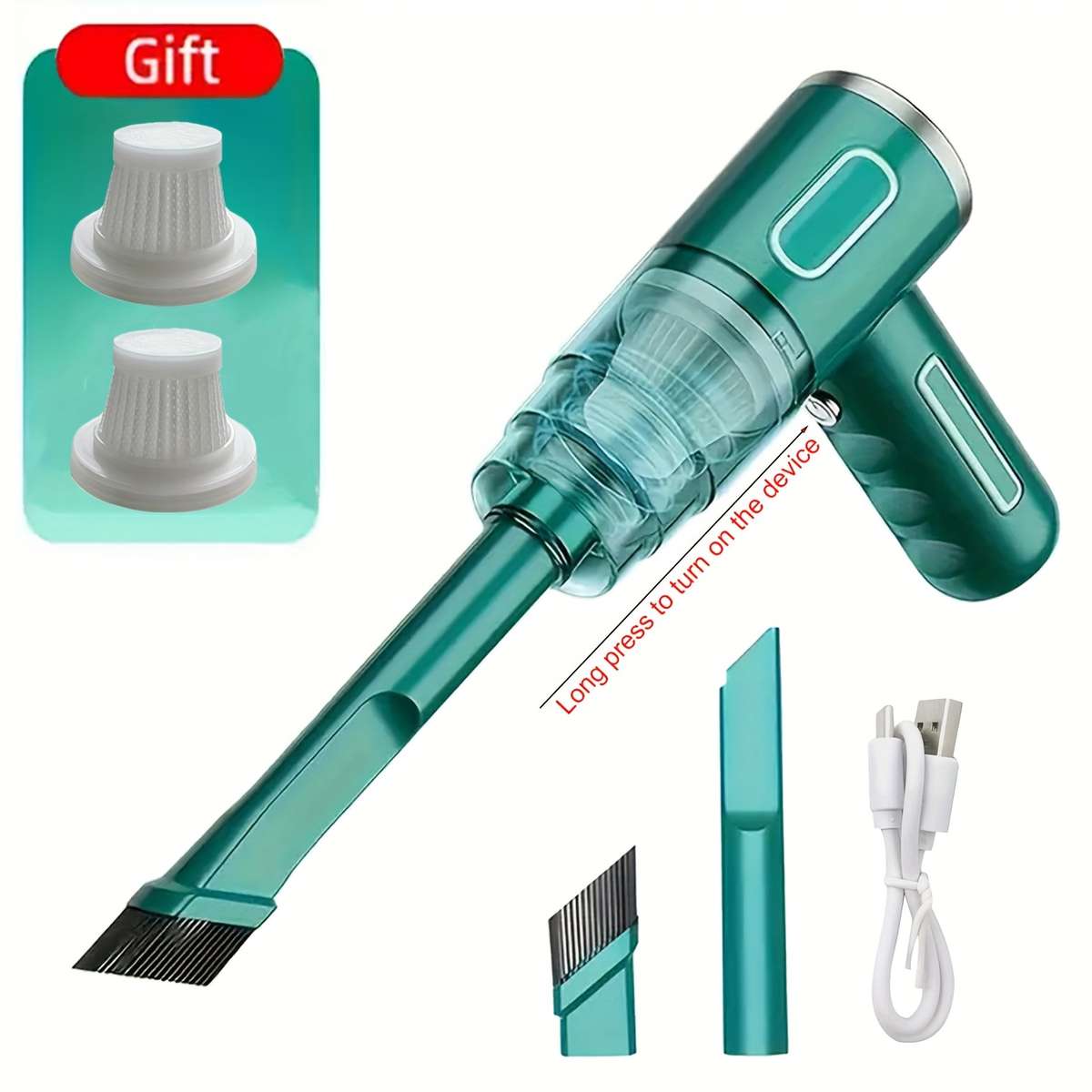 Vacuum Cleaner Color Black  3 Filter Elements