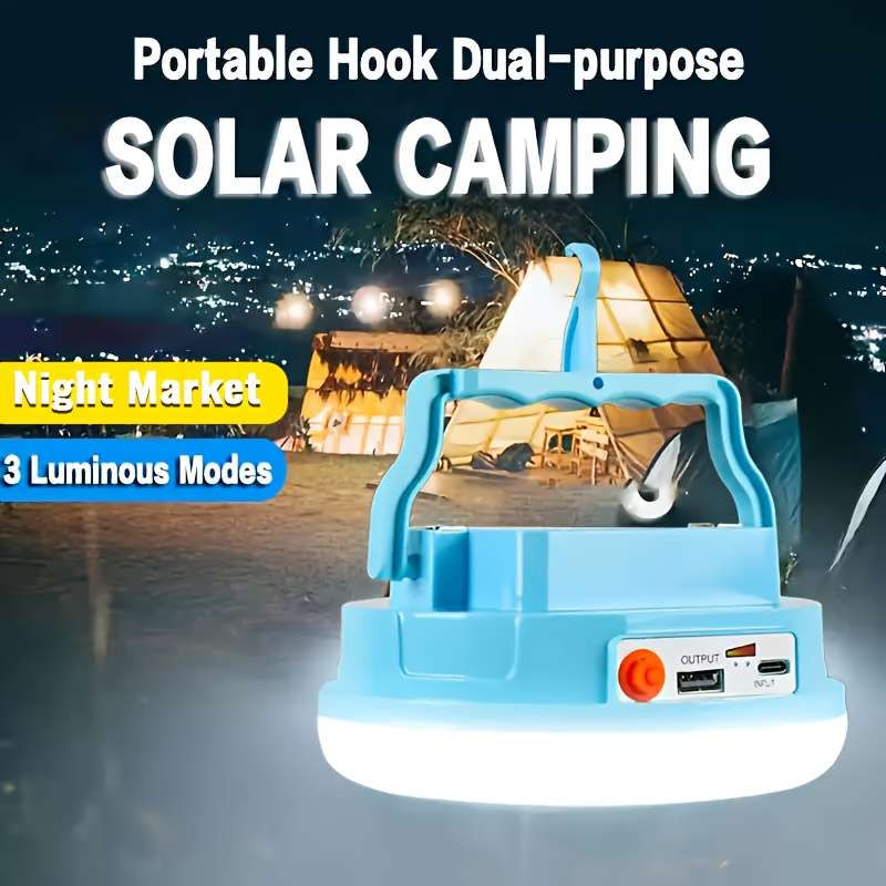 Portable Lamp Items Solar Camping Light Source Quantity 1Pc