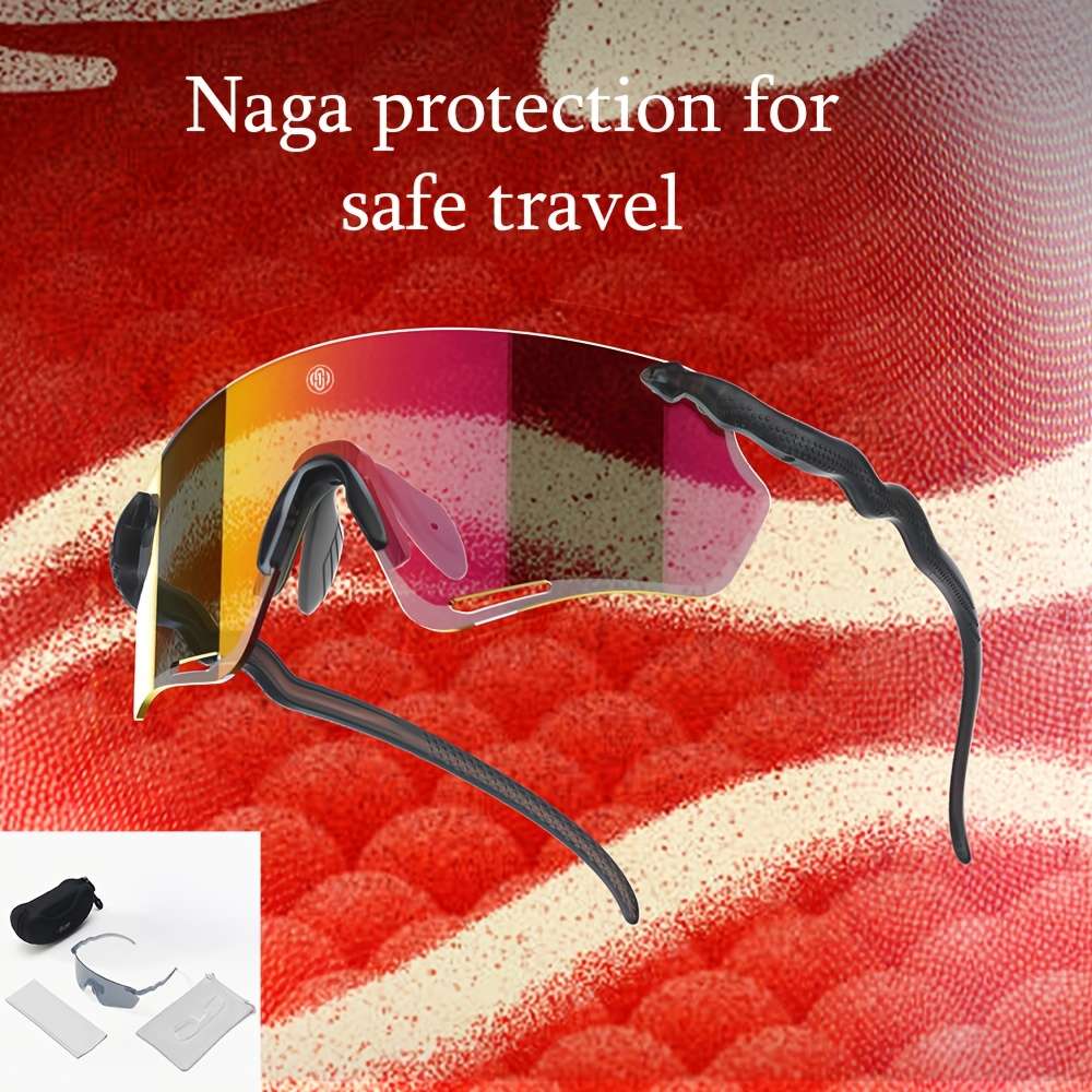 Cycling Glasses Color Blue  Photochromic Gray