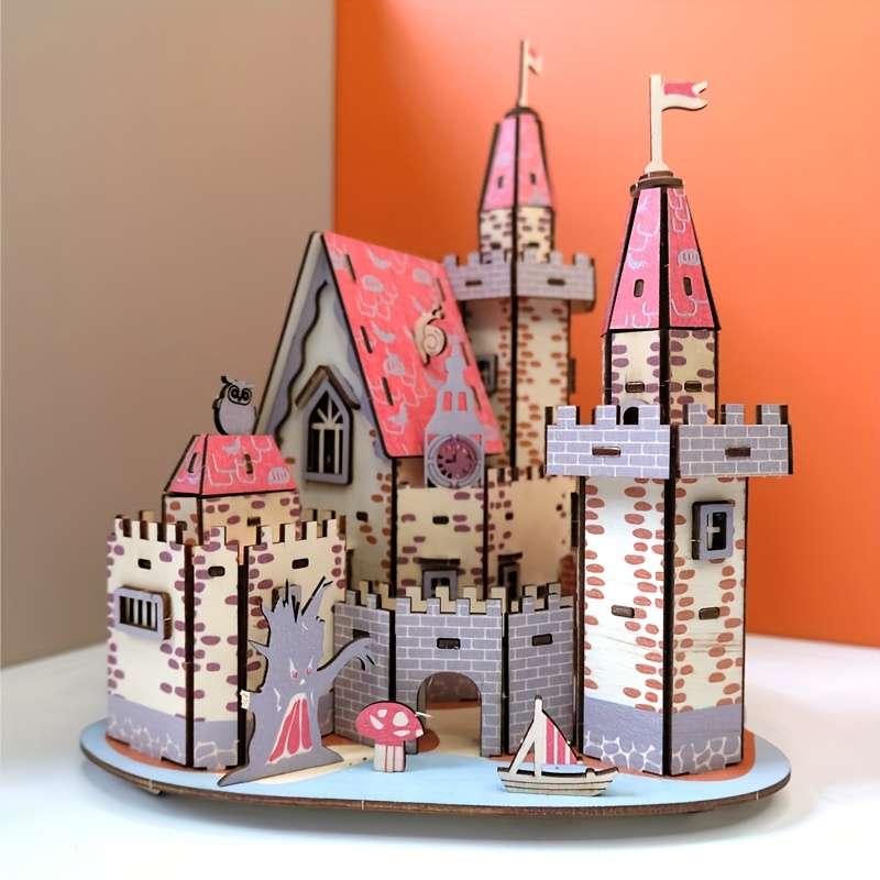 Building Toy Architectural Model Toy Set Model Fantasy Castle