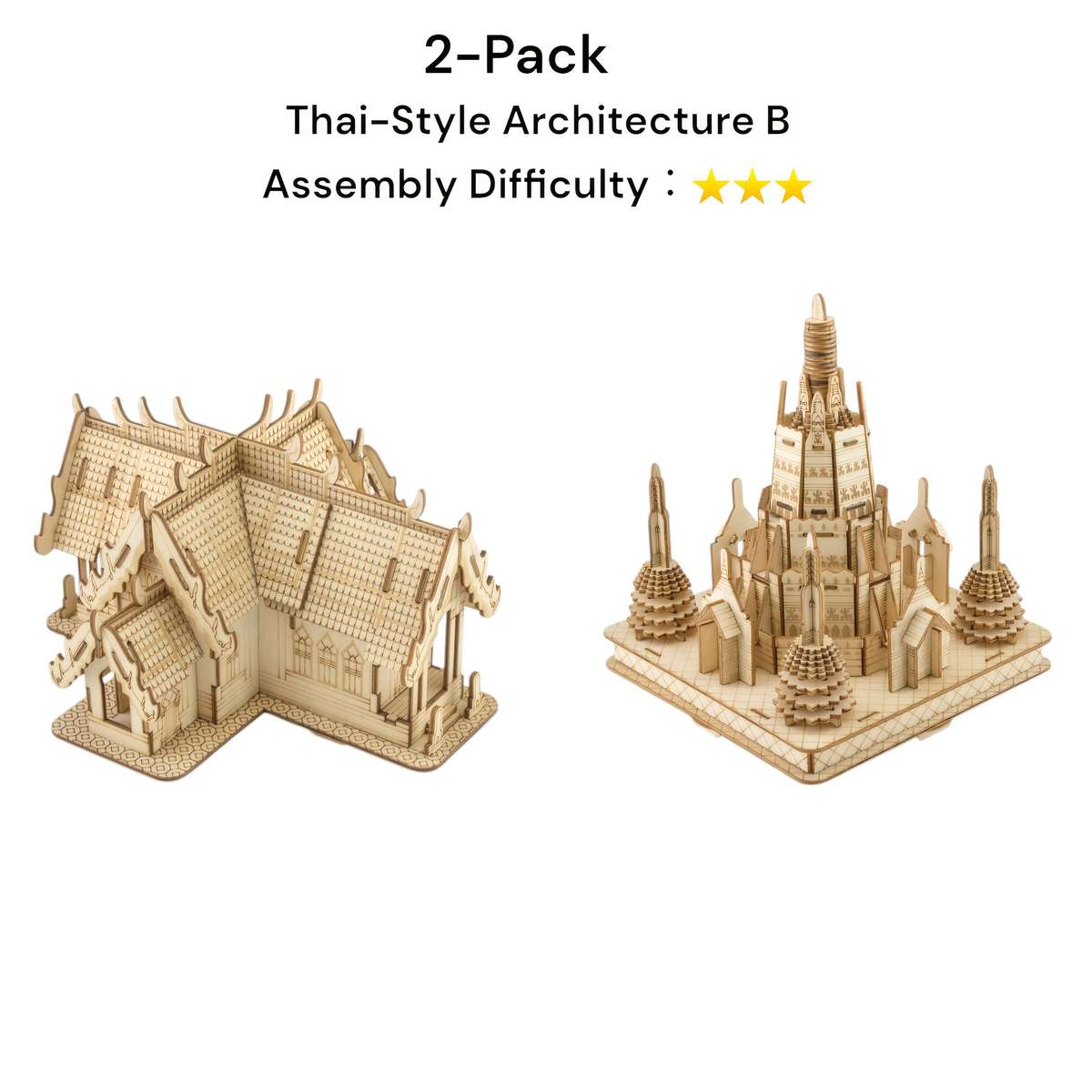 Building Toy Architectural Model Toy Set Style Thai Style Architecture A