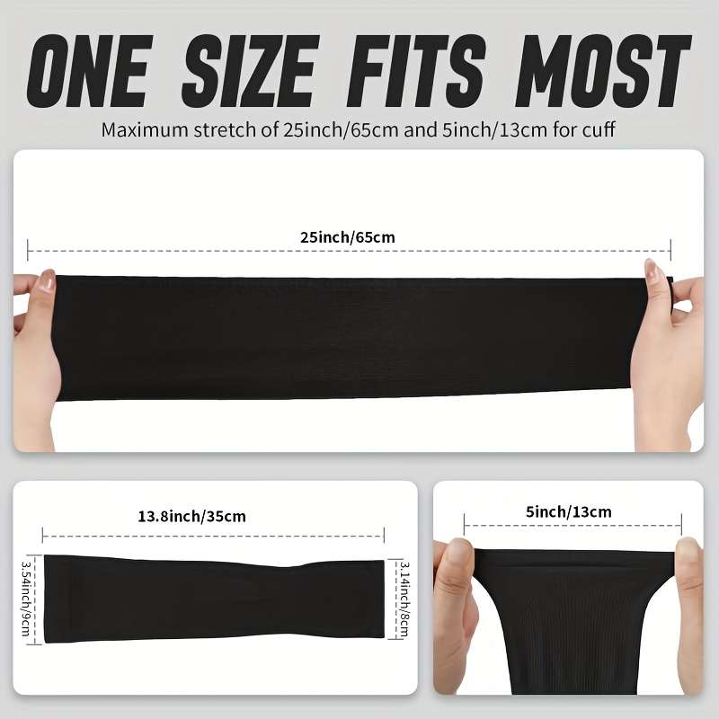 Sunscreen Sleeves Color 10 Pairs Black 10 Pairs Gray