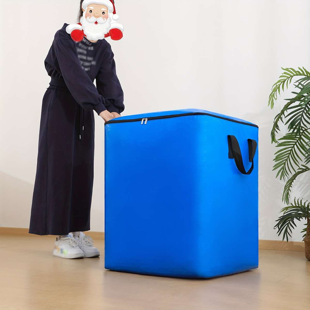 College Style Fabric Storage Bag Size L