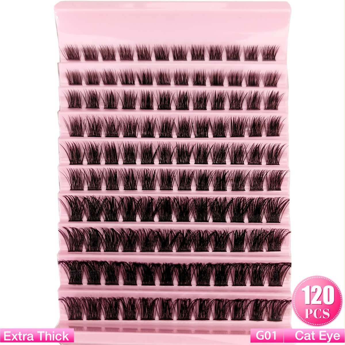 Natural Volume Lash Extensions Color 100d 18mm