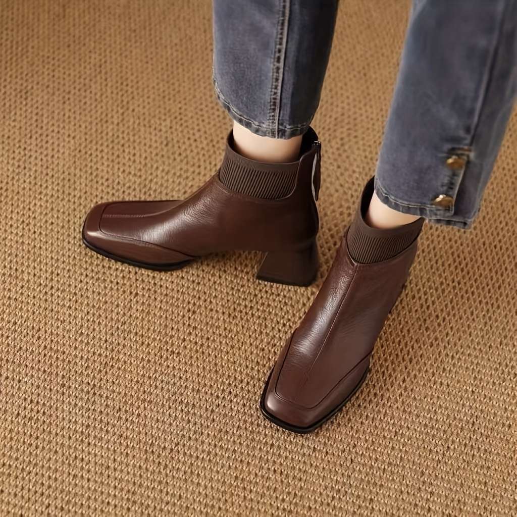 Women S High Heels Color Black Fleece Sizeuk 2.5