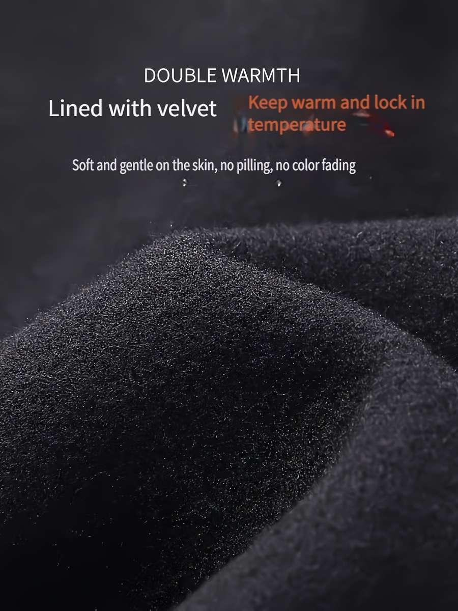 Thermal Underwear Color Black Red Line 2Piece Set Sizes