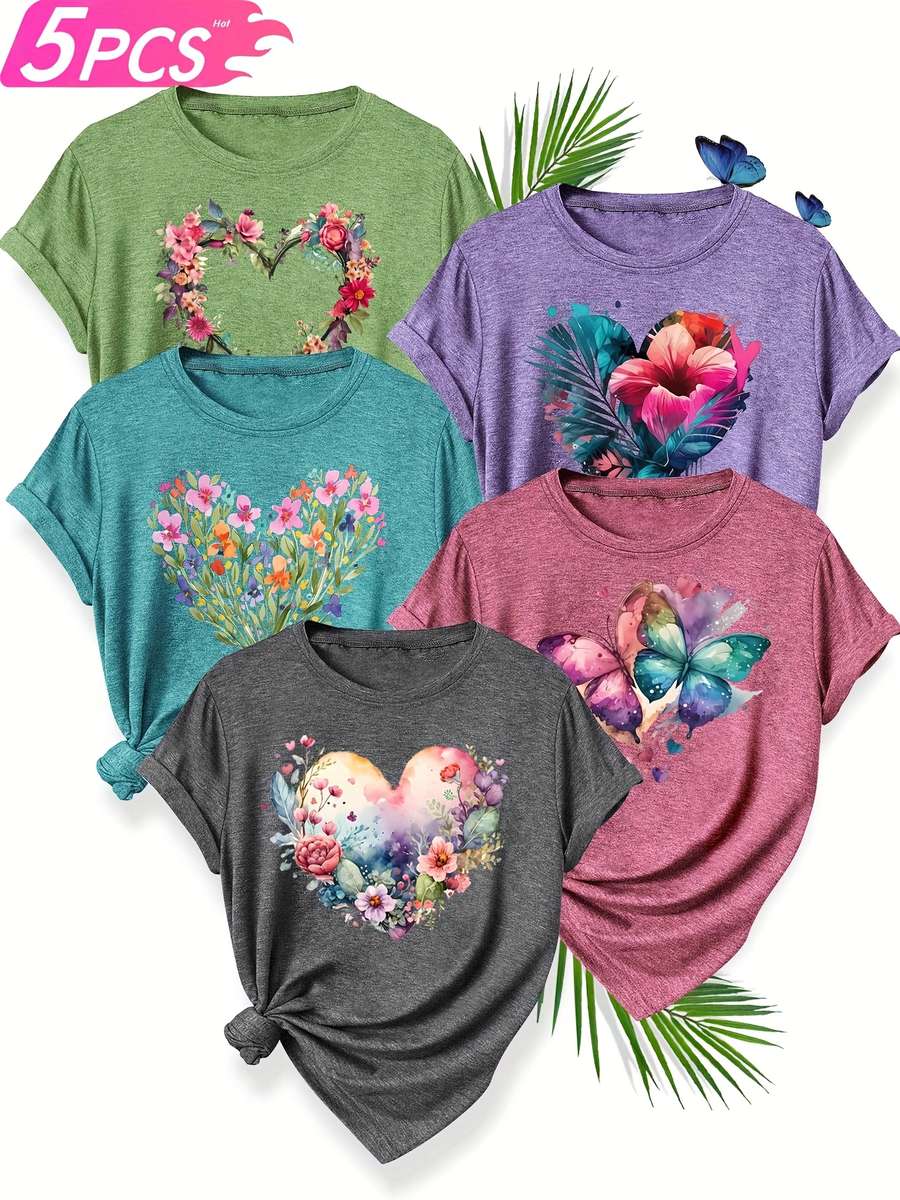 Womens T Shirt Color Peacock Blue Periwinkle Green Cardi Deep Space Gray Sizes