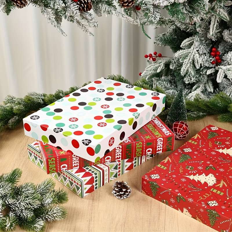 Christmas Gift Boxes Quantity 4Pcs